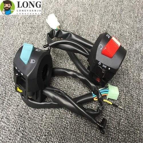 Universal 7/8" 22mm Motorbike Horn Switch Electrical Turn signal Horn Control Handle Switch Handlebar Switch For HONDA