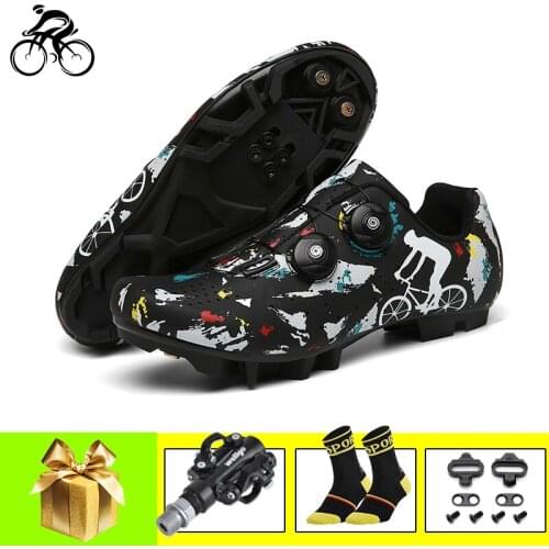 Cycling sneakers men women sapatilha ciclismo mtb SPD Shoes Self-locking outdoor Ultralight Breathable Mountain bike shoes