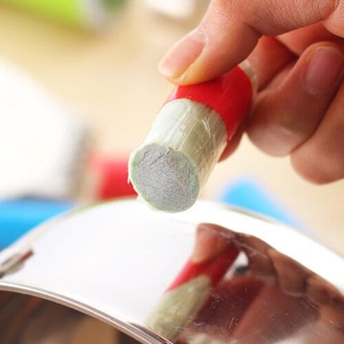 Stainless steel decontamination magic bar Metal rust removal rust cleaning wipe Wash pot brush