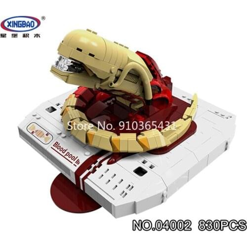 XINGBAO 04002 830Pcs Genuine Creative Movie MOC Series The New Alien Set Educational Building Blocks Bricks Toys Model