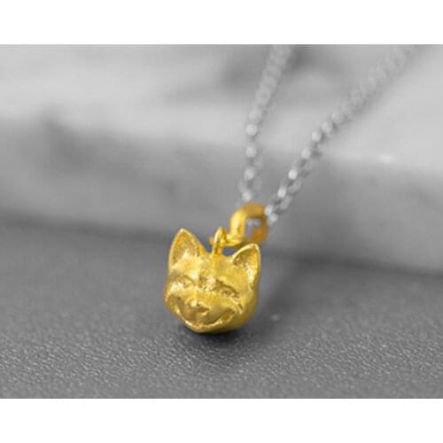 S.EAST SUN 925 Sterling Silver Handmade cute Akita dog pendant suitable for womens party jewelry gifts