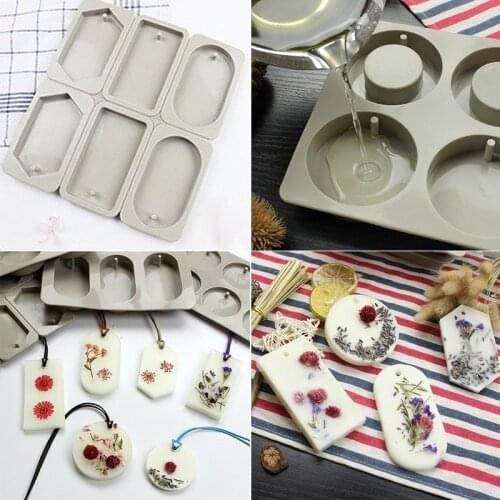 1Pc Handmade Soap Molds Silicone Wax Aromatherapy Candles Gift DIY Silicone Mold Tools Crafts