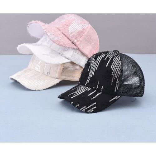 2021 Summer Shine Solid Color Mesh Cotton Casquette Baseball Cap Adjustable Snapback Hats for Child Boy and Girl 116