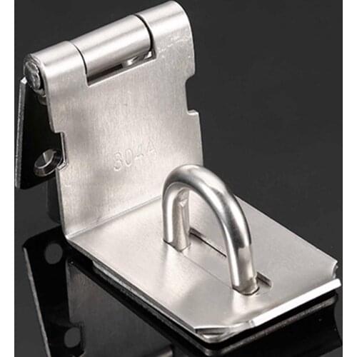 3Inch/4Inch/5Inch Hasp Corrosion-resistan Sturdy 201 Stainless Steel Right-angle Hardware Door Latch Hotel фурнитура для мебели