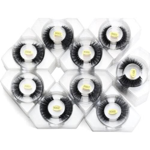 8 Pairs 3D False Eyelashes Fake Lashes Makeup Kit Thick Volume Mink Lashes Extension Mink Eyelashes Maquiagem Eye Makeup