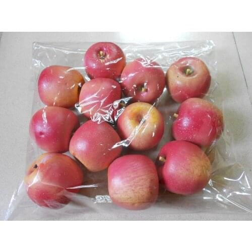 8cm big delicious apple Simulation fruit Mini Fruit model simulation fruit vegetable set fake fruit decorative accessories