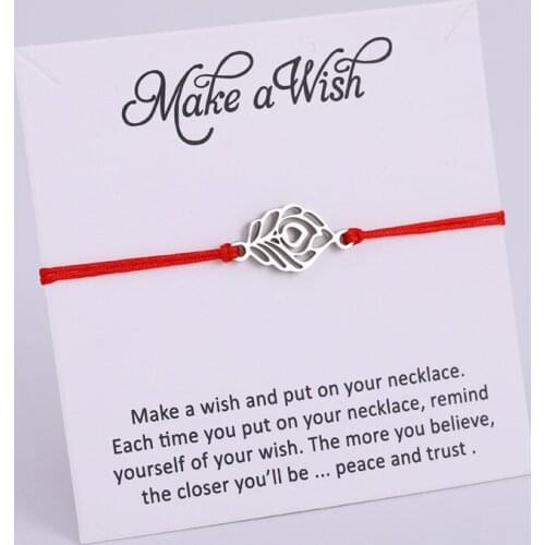 Peacock Feather Elephant Wings Angel Charm Bracelets Horseshoe Women Men Unisex Adjustable Stainless Steel Jewelry Drop Shipping