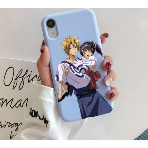YNDFCNB Maid Sama Phone Case for iphone 11 Pro Max X XS Max XR Candy Color Soft Cover For iPhone 7 8 6 6S Plus Funda Cases
