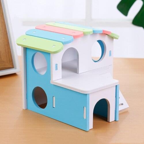 Pet Hamster Hammock Cage House Banana Shape Nest Cute Hamster Villa Small Animal Products