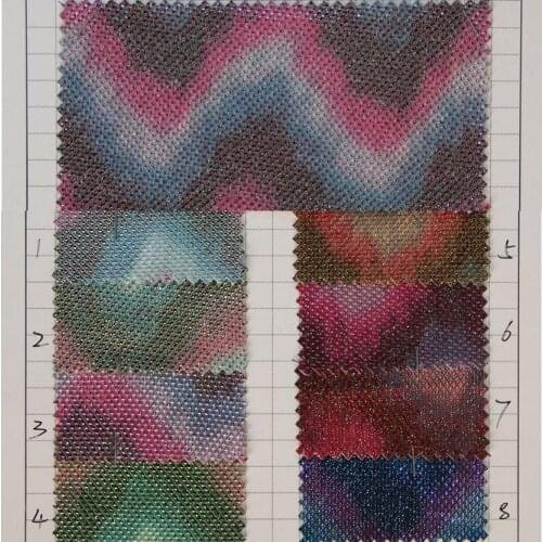 PU leather factory material silver mesh special fabric material rainbow synthetic leather wholesale