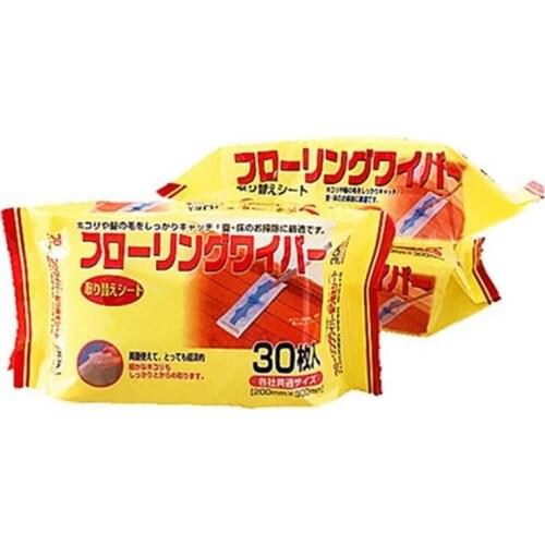 Disposable Microfibre Electrostatic Floor Cloths for Flat Swivel Mop Multi Fitting Cleaning Wipes Dust Removal Mop Paper 3 Packs