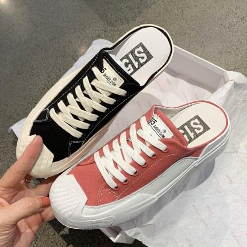 Spring Shoes Woman 2021 Womans Slippers Med Luxury Slides Summer Soft Flat Designer Fabric Fashion Basic PU Rubber Cross-tied