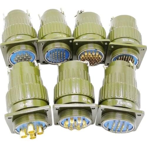 YP36 Aviation plug socket Y36M-4/14/16/19/36/50/65 TK servo motor connector fast snap type