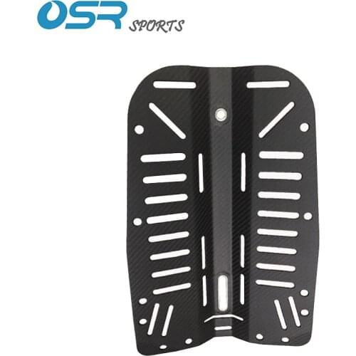 Scuba Diving Carbon Fiber backplate fit donut 30lbs wing with hole center dimension 28mm 11inch