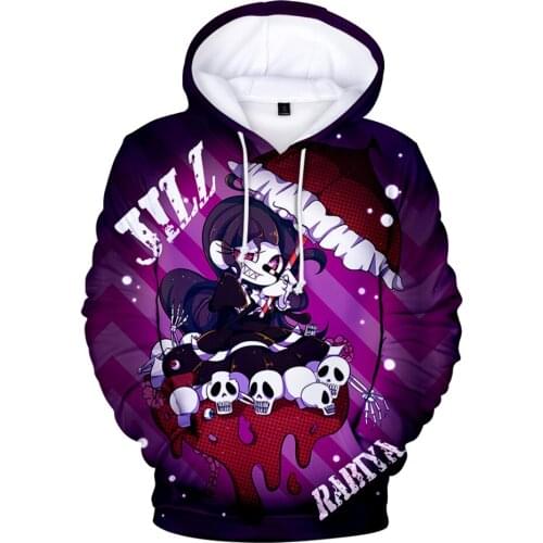 Creepypasta 3D Print Fashion Fall Winer Suit Hoodies Sportswear Hooded Youthful Kawaii Women/Men The hooded