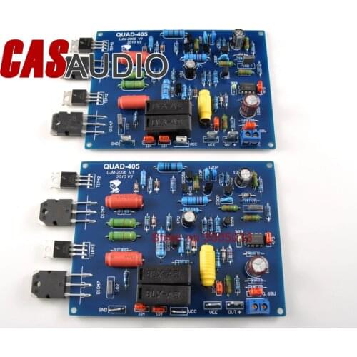 2PCS Assembled QUAD405 Power amplifier finished board with KTD1047 (2 channel)