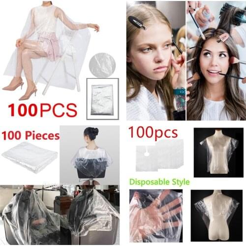 300x Disposable Hair cutting Cape Salon Gown/Hair Cut Cutting Salon Stylist Cape