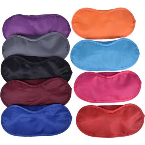 9 Colors Hot Sale Travel Sleep Rest Sleeping Aid Mask Eye Shade Cover Comfort Blindfold Shield Eyeshade Patch