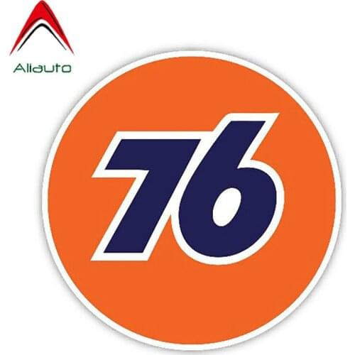 Aliauto Funny Number Car Stickers 76 Gas Station Racing Window Truck Door Bumper Vinyl Decal JDM Auto Accessories,12cm*12cm