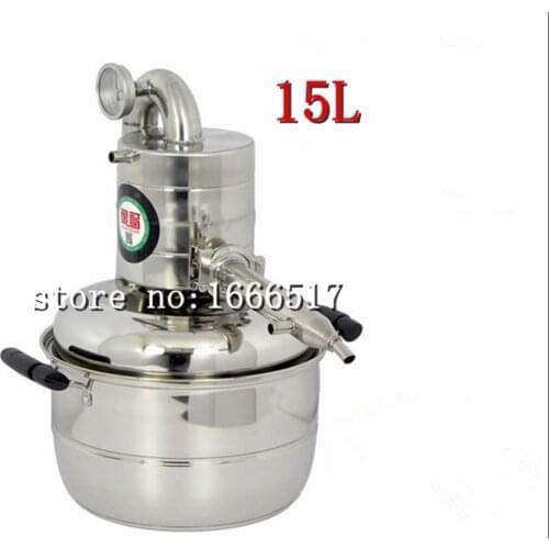 Free ship new 15L Water Alcohol Distiller distillation Home Brew Kit Still Wine Making Essential NE