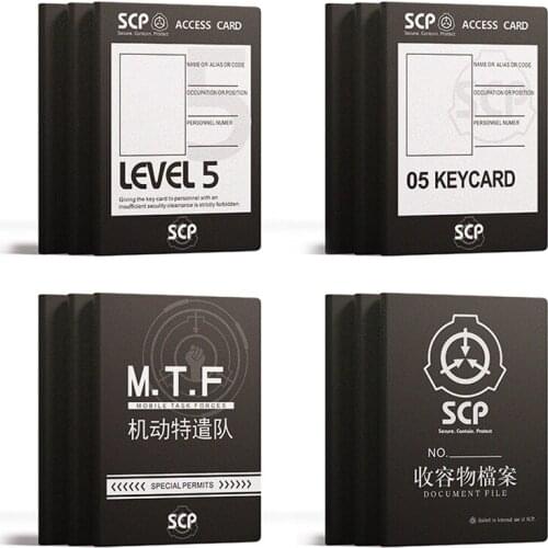 Sketchbook Anime Black Notebook The SCP Foundation Schedules Stationery Kids Office School Supplies Stationary Journal Note Book