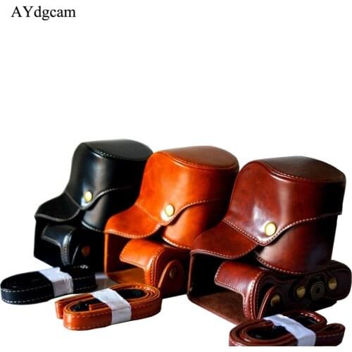 New Pu Leather Camera Case Bag For FujiFilm XT2 X-T3 Fuji XT3 X-T2 18-55mm lens Camera Video Full Cover