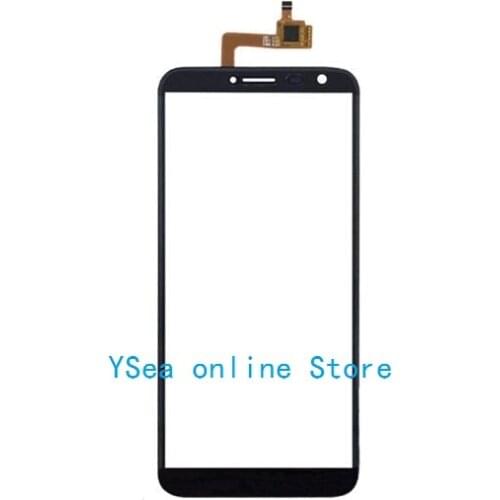 For Oukitel C8 New 5.5" Front Panel Touch Screen Power Digitizer Sensor Mobile Phone Glass Display Replacement