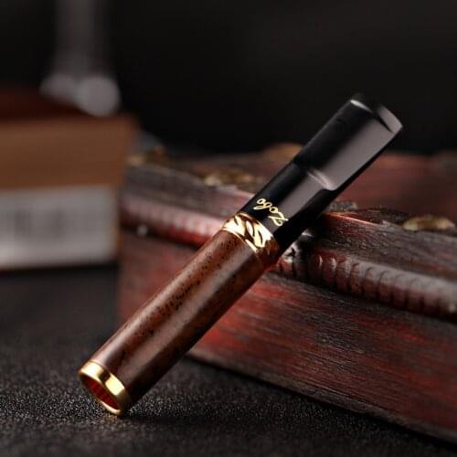Tobacco Cigarette Filter Mouthpiece Reduce Tar Cigarette Portable Holder Reusable Handheld Wood Sleeve Smoking Valentine Gifts