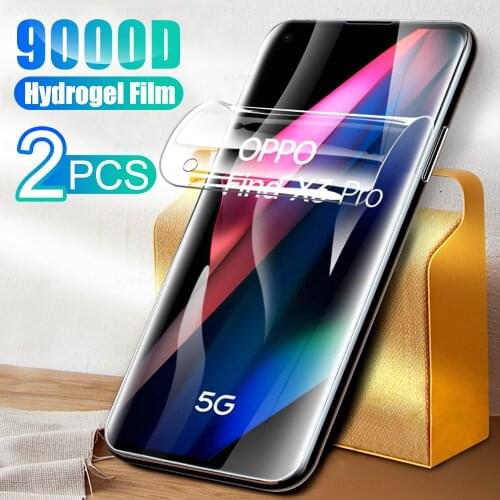 2pcs Hydrogel Film For Oppo Find X3 Pro X3 Lite X3 Neo Screen Protector For oppo Find X3pro X3lite X3Neo Protective Film