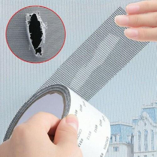 Screen Repair Tape Window Door Waterproof Patch Self-adhesive Super Fix Anti-Insect Door Mosquito Net Mesh Broken Holes Repair