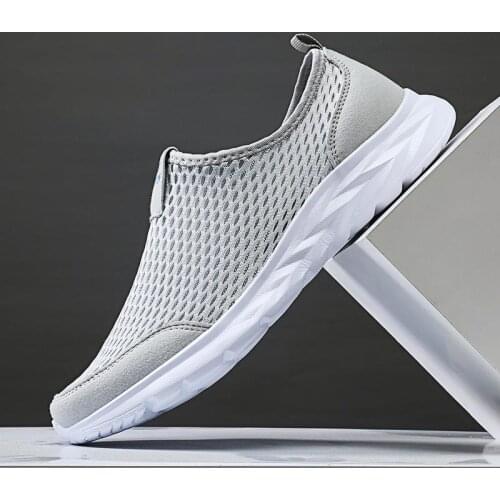 Oversize Summer Low Male Running Shoes Women Running Sneakers Man Sport Shoes Mens Sports Gray Basket Deporte Jogging GMB-1939