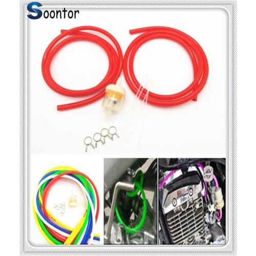 2M Motorcycle Fuel Hose Oil Tube Filter Pipeline Rubber for moto guzzi 1200 SPORT AUDACE BREVA 1100 750 850 1100 1200 RoameR