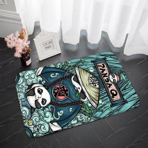 Chinese Style Kawaii Bath Mat Entrance Door Mats Anti-slip Doormat Floor Carpet In The Living Room Bathroom Rugs Decor Home