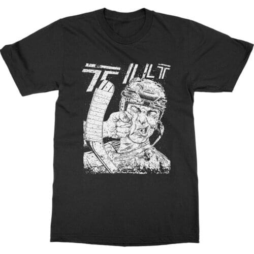 Fashion New Top Tees Tshirts TILT T-Shirt Hockey Goal Goon Ice Rink Skate Playoff Referee Slapshot Puck StickT shirts