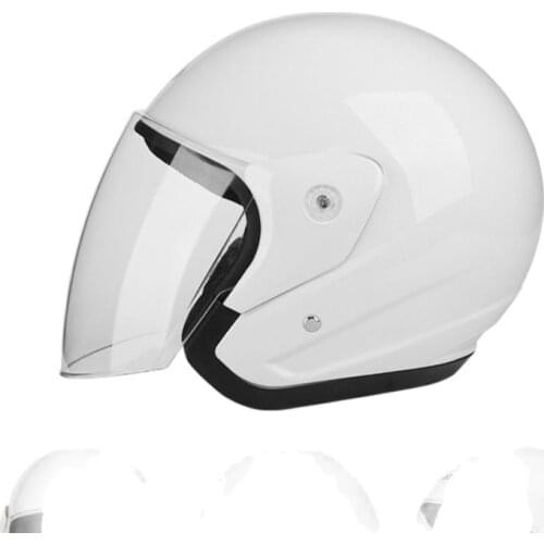 Nuoman 218 Half Face Motorcycle Helmet ABS Motorbike Helmet Electric Safety Lens Helmet Moto Casque for Women/Men Casco Moto