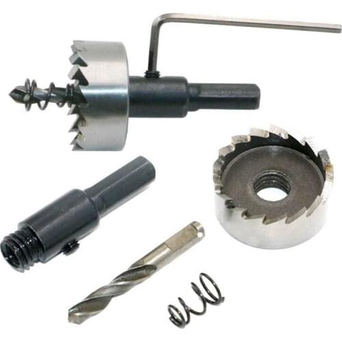 New 16-30mm HSS Drill Bit AluminumThin Iron Plate Hole Saw Cutter Tool Set 16mm /18.5mm / 20mm / 25mm / 30mm For plastic Wood