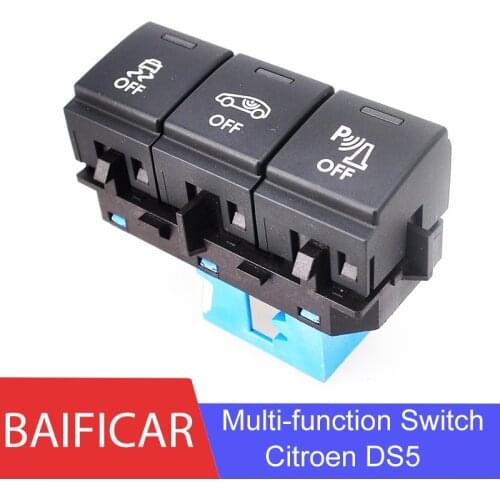 Baificar Brand New Genuine Instrument Panel Lower Multi-function Switch ESP Parking Sensor Button 9805186177 For Citroen DS5