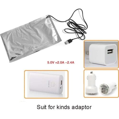 5V Portable USB Heating Plate for Food Warmer Lunch Box,Use for Electric Heated Lunch Bag,DIY Bento Food Warmer in Office,Travel