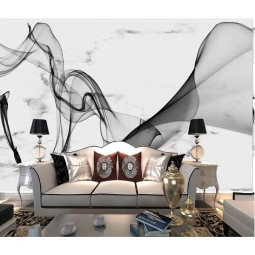 Modern Custom 3D Wallpaper Art Painting Mural Wallpaper Modern abstract ink lines TV background wall