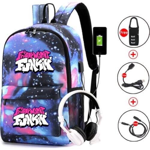 Large Capacity Backpack Men Laptop High School Bags Teen College Student Back Pack Multifunctional Bagpa