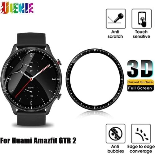 3D Curved Full Edge Soft Protective Film For Xiaomi Huami Amazfit GTR 2 Screen Protector for Amazfit Watch GTR2 Smartwatch Cover
