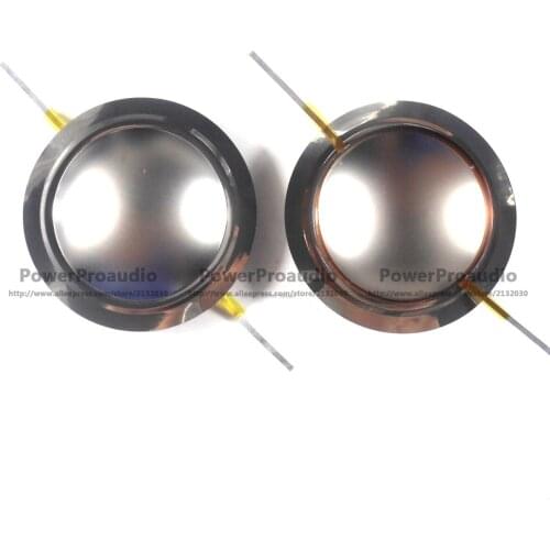 2pcs Diaphragm Dome +Voice coil For RCF M59 Titanium N481, N482, N681, EAW CD2540 DRIVR 8 ohm