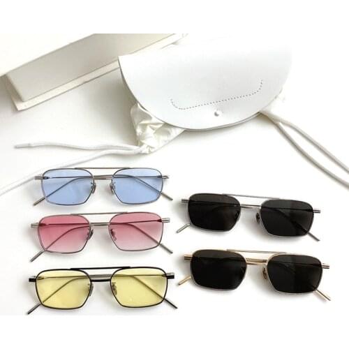 2021 Luxury Brand Gentle Design RAVE Square Sunglasses small face Women Men Vintage Gradient SunGlasses Optical Glassese UV400