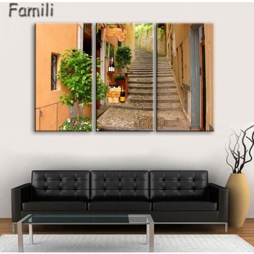 3Pcs Tuscany Italy Meadows flowers nature landscape living room home wall modern art posters prints,canvas painting