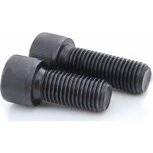 30pcs M3 alloy steel high strength cylindrical head cup head screw hex bolt household decoration bolts screws 3mm-10mm length