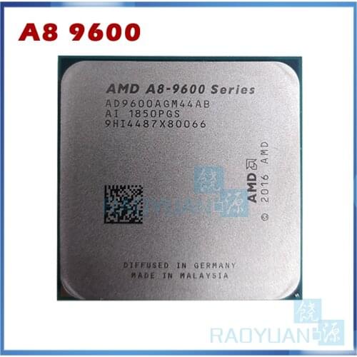 AMD A8-Series A8-9600 A8 9600 3.1 GHz 65W Quad-Core CPU Processor AD9600AGM44AB AD960BAGM44AB Socket AM4