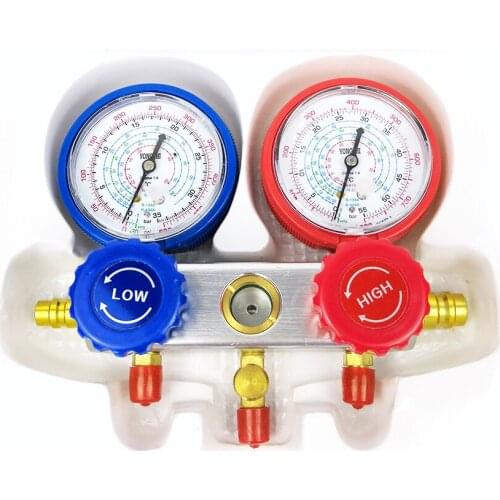 Car Air Conditioning Table Pressure Gauge Carton Set For R134a Auto Air Conditioning Refrigerant Diagnosis Special Tool
