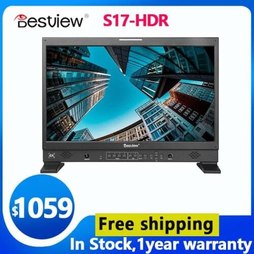 Bestview S17-HDR S24-HDR professional desktop 4K camera director large monitor SDI/HDMI signal S17-HDR