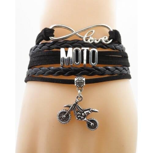 Infinity Love Moto Bracelets Fashion Women And Men Moto Bracelets Jewelry Gifts