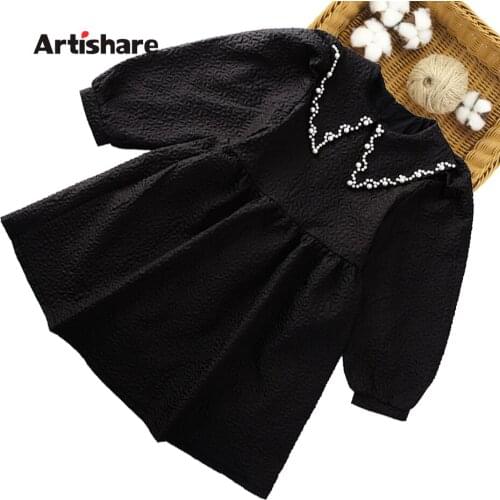 Kids Dresses For Girls Long Sleeve Girl Dress Casual Style Party Dress For Children Spring Autumn Childrens Clothing 6 8 10 12 1